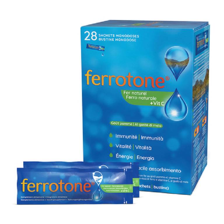 FERROTONE APPLE 28SACCH 25ML