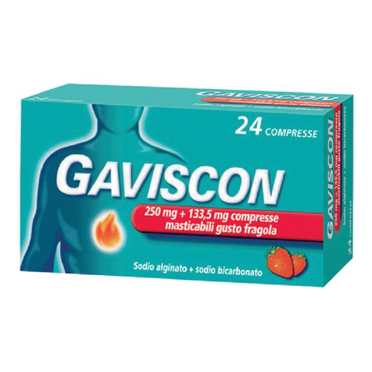 GAVISCON*24CPR FRAG250+133,5MG